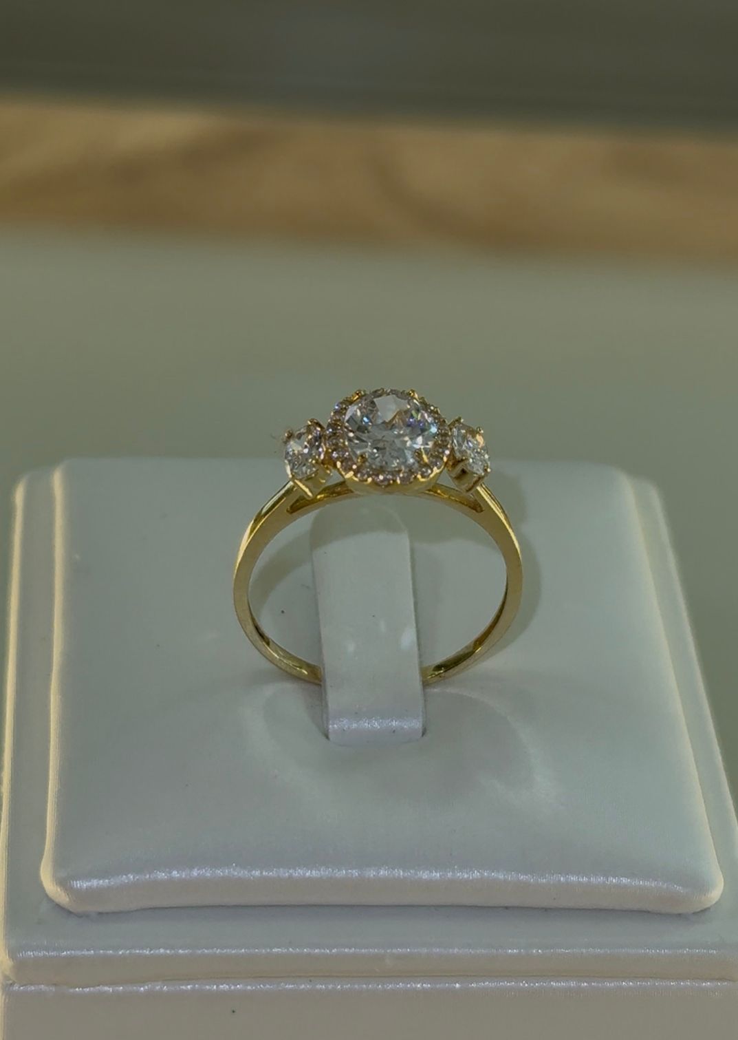 ANILLO COMPROMISO 18K 2.5GR